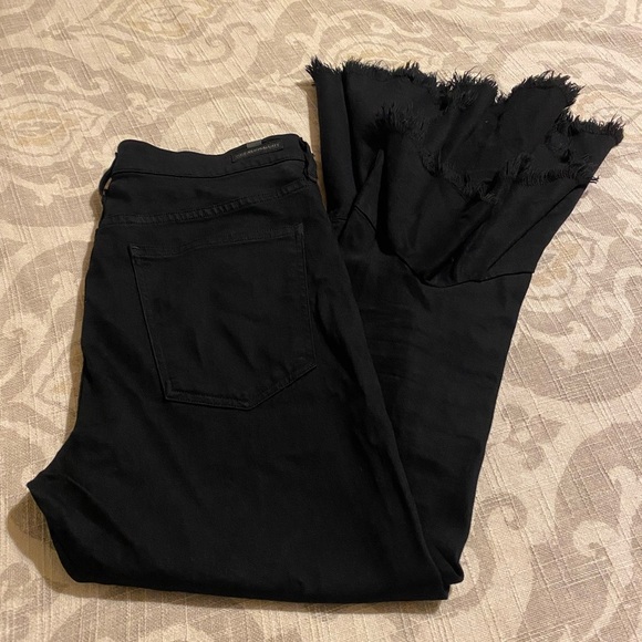 Citizens of Humanity Drew Flounce High Rise Black Jeans 32 - Picture 1 of 9